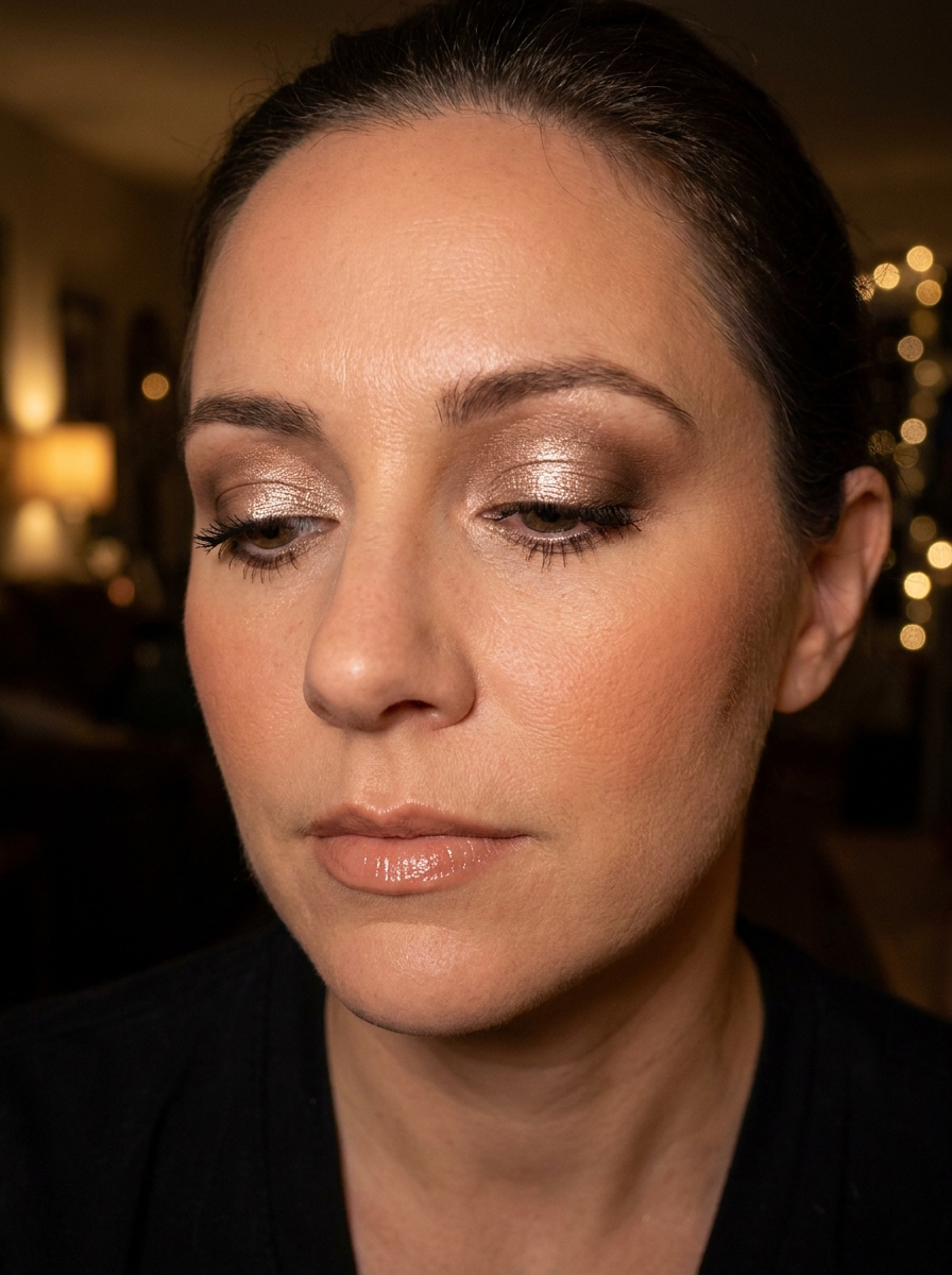 Party Makeup mit Metallic Eyes als Makeup Looks Inspiration 2026